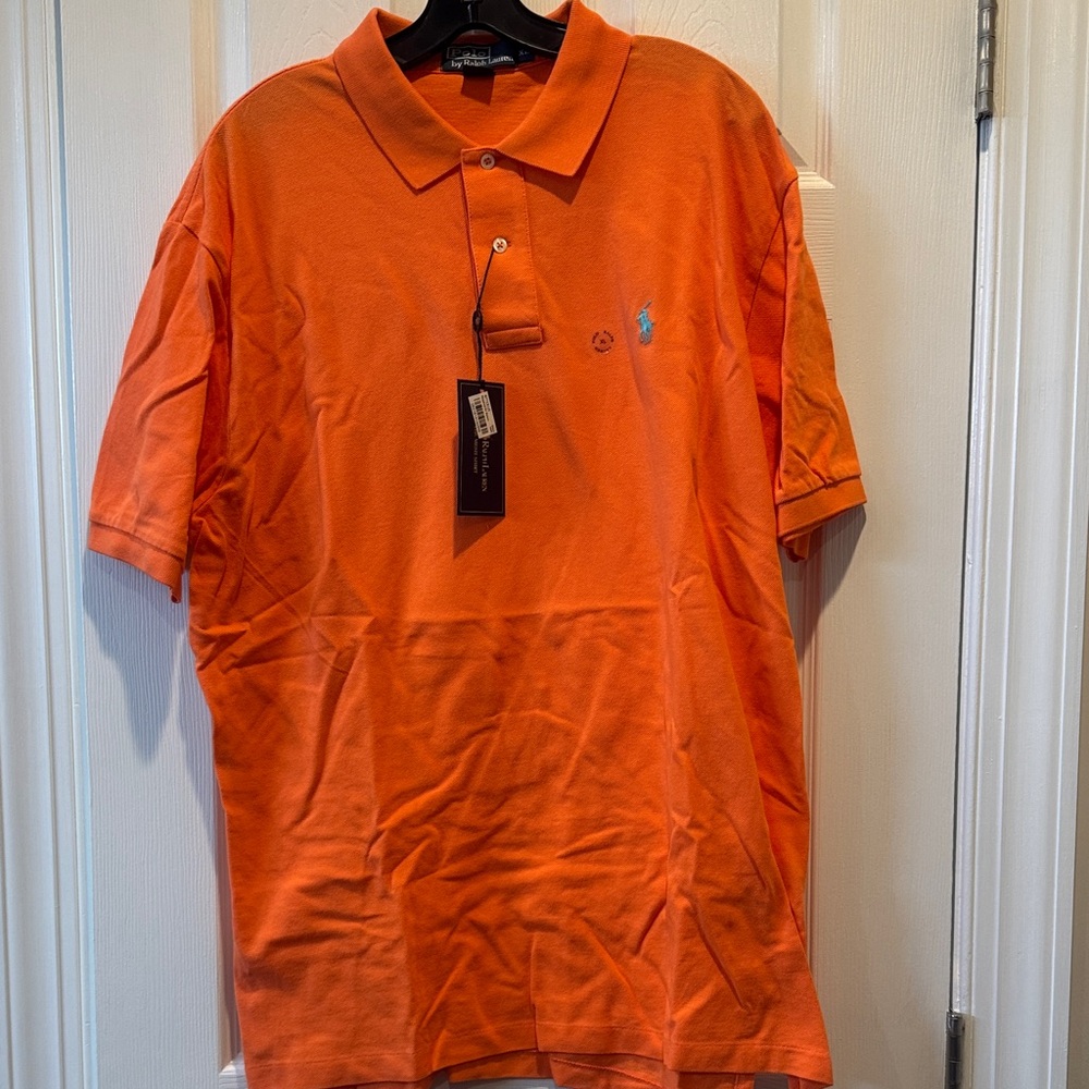 Ralph Lauren Bright Orange Polo Shirt